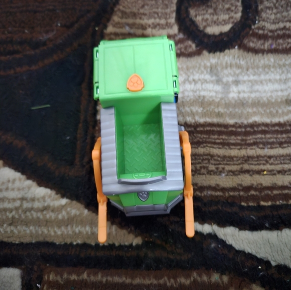 Paw Patrol Rocky Green Recycle Garbage Truck Vehicle - Picture 1 of 3